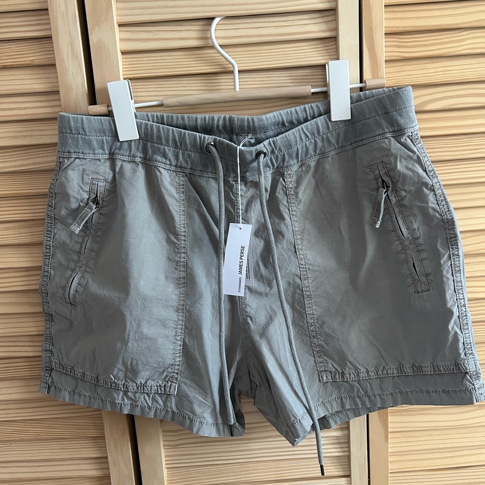 James Perse zip pocket utility shorts